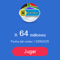 Banner de Lotería South Africa - Powerball