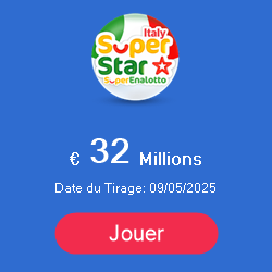 ITALIE SUPERSTAR LOTO PROCHAIN TIRAGE