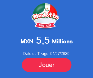 Mexique Mex Lotto Vintage