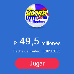 Banner de Lotería Philippines Ultra Lotto 6/58