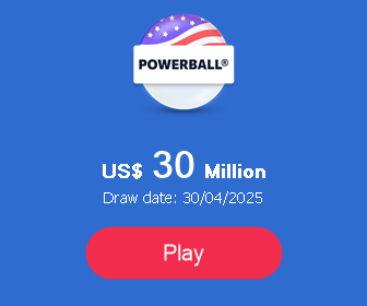 ऑनलाइन Powerball लॉटरी टिकट खरीदें