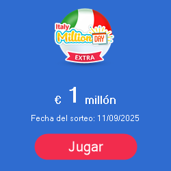 Banner de Lotería Italy – MillionDay Extra
