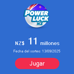 Banner de Lotería New Zealand – Power Luck