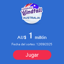 Banner de Lotería Australia – Weekday Windfall