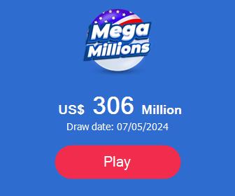 Osta MegaMillions Lottery -lippuja verkosta