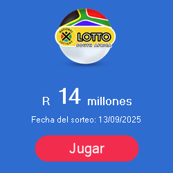 Banner de Lotería South Africa - Lotto